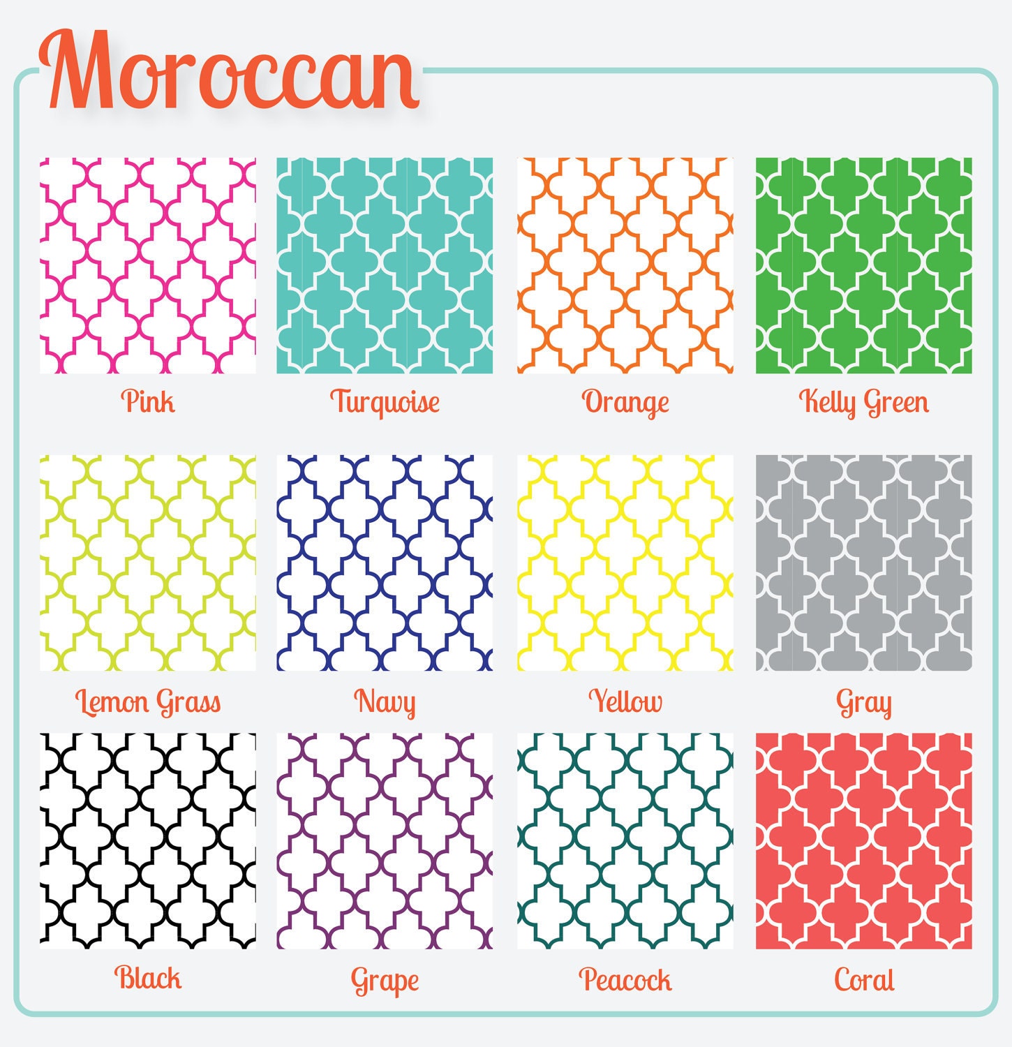 Moroccan Personalized Mouse Pad