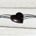 Wooden Heart Bracelet - African Wenge Hardwood