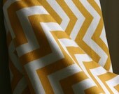 Yellow/White Chevron Home Decor Weight Fabric from Premier Prints - ONE YARD