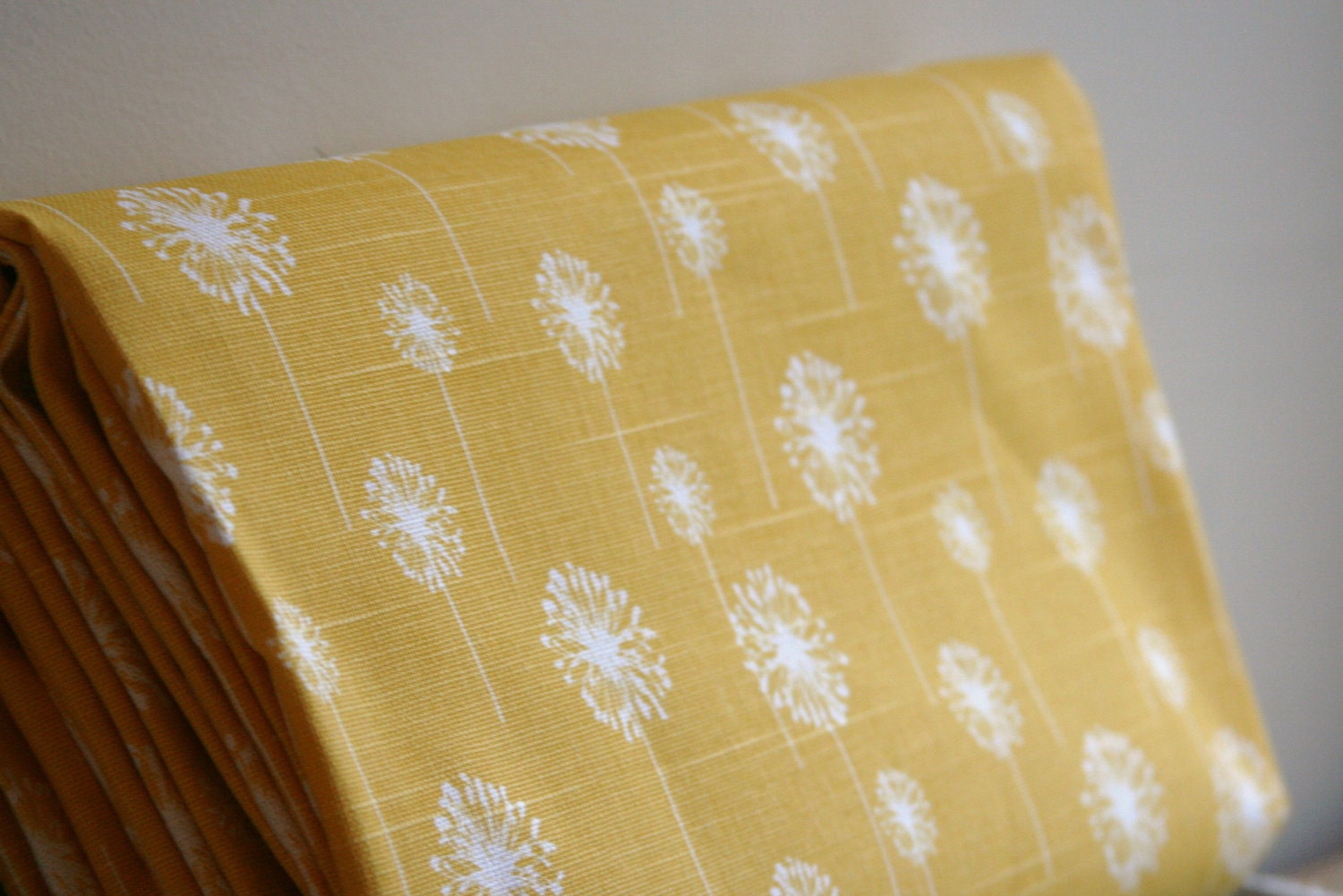Corn Yellow/Slub Home Decor Weight Fabric from Premier Prints - ONE YARD