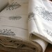 White/Storm Grey Dandelion Home Decor Weight Fabric from Premier Prints - ONE HALF YARD