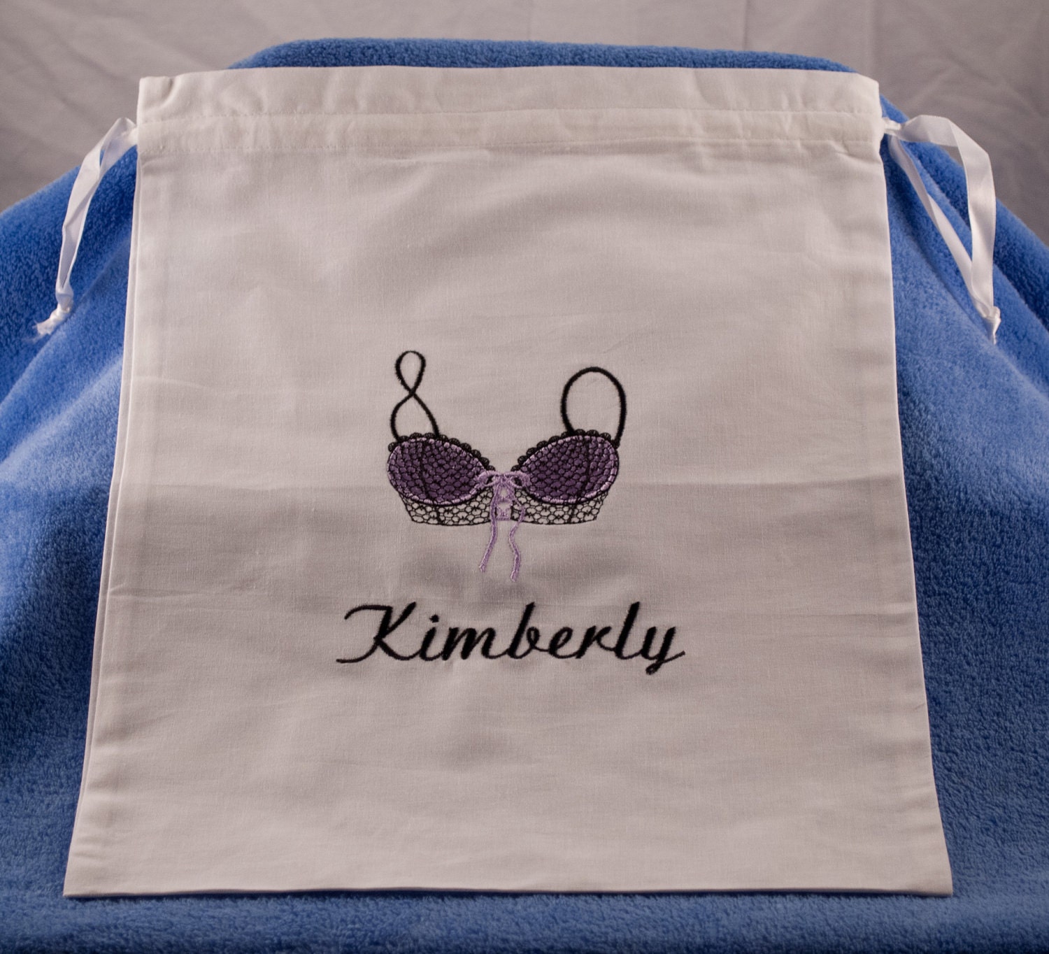 Personalized Lingerie Bag Embroidered