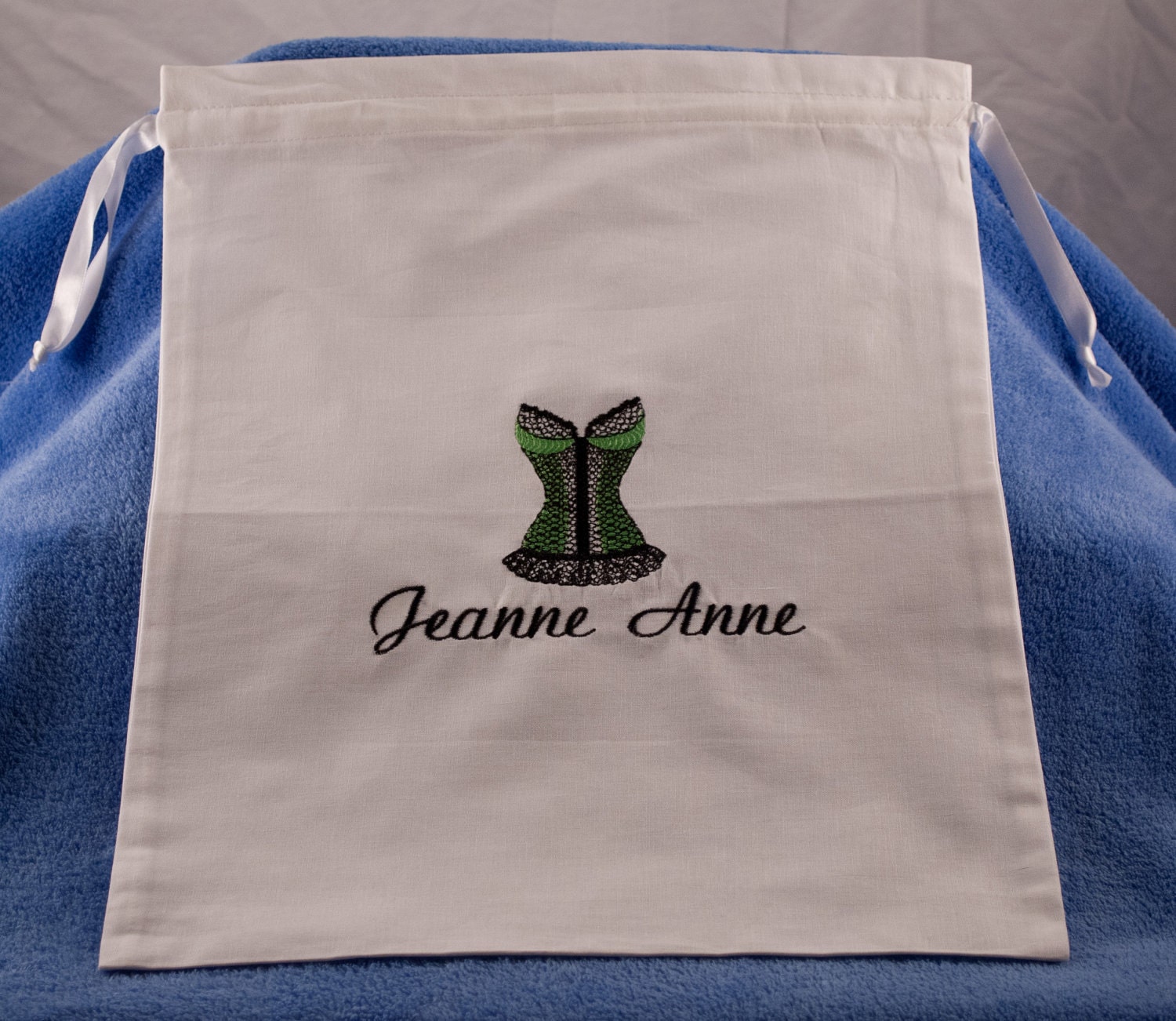 Personalized Lingerie  Bag Embroidered