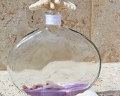 Lavander Glam Glass Bottle Topped with Knobby Starfish by SEASTYLE