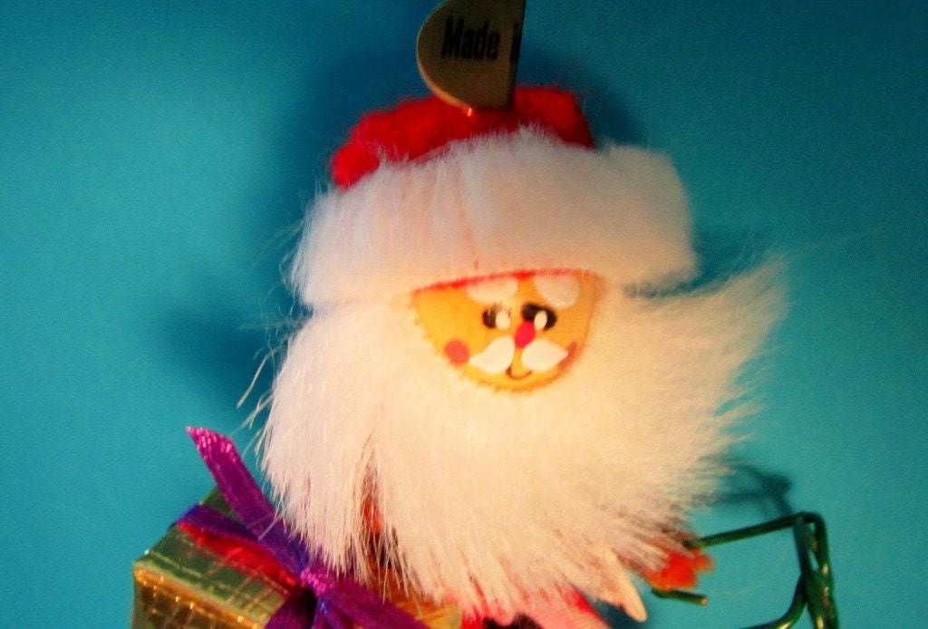Beach - Hawaiian Santa - Handmade Christmas Ornament
