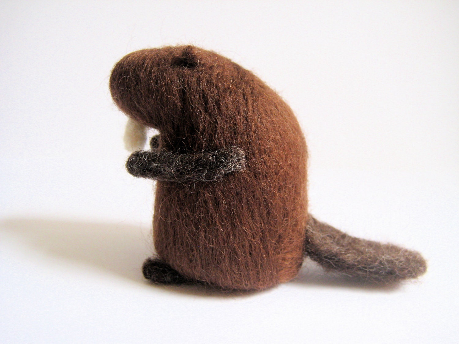 Felt Beaver - Cute Needle Felted Animal