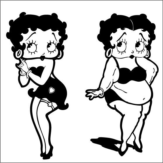 Betty Boop Does Being Skinny Mean that You are Fit?