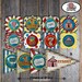 Carnival Party - Circus Party - Invitation & Wrap Around Address Labels - Customized Printable (Vintage, Big Top, Circus Poster, Birthday)