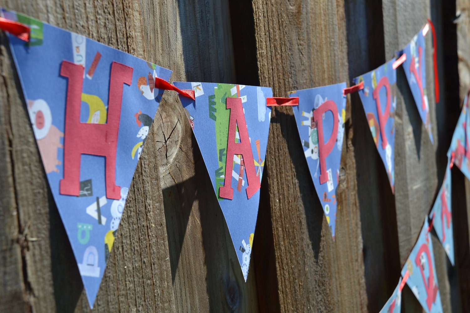 Farm Happy Birthday Banner