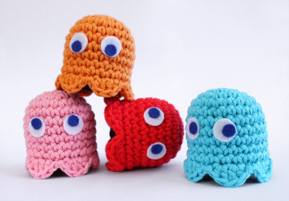 Pacman Ghost  - Adopt set of four