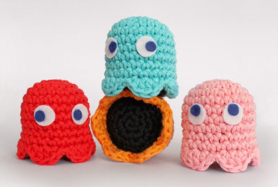 Pacman Ghost crochet pattern