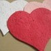 100 Plantable Seed Paper Hearts - Large Size (3x3), Great for Wedding Favors, Anniversaries and More