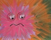 Confused 3D painting on 4"x6" Panel canvas