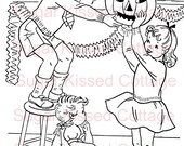 Digital Stamp - Halloween Decorating