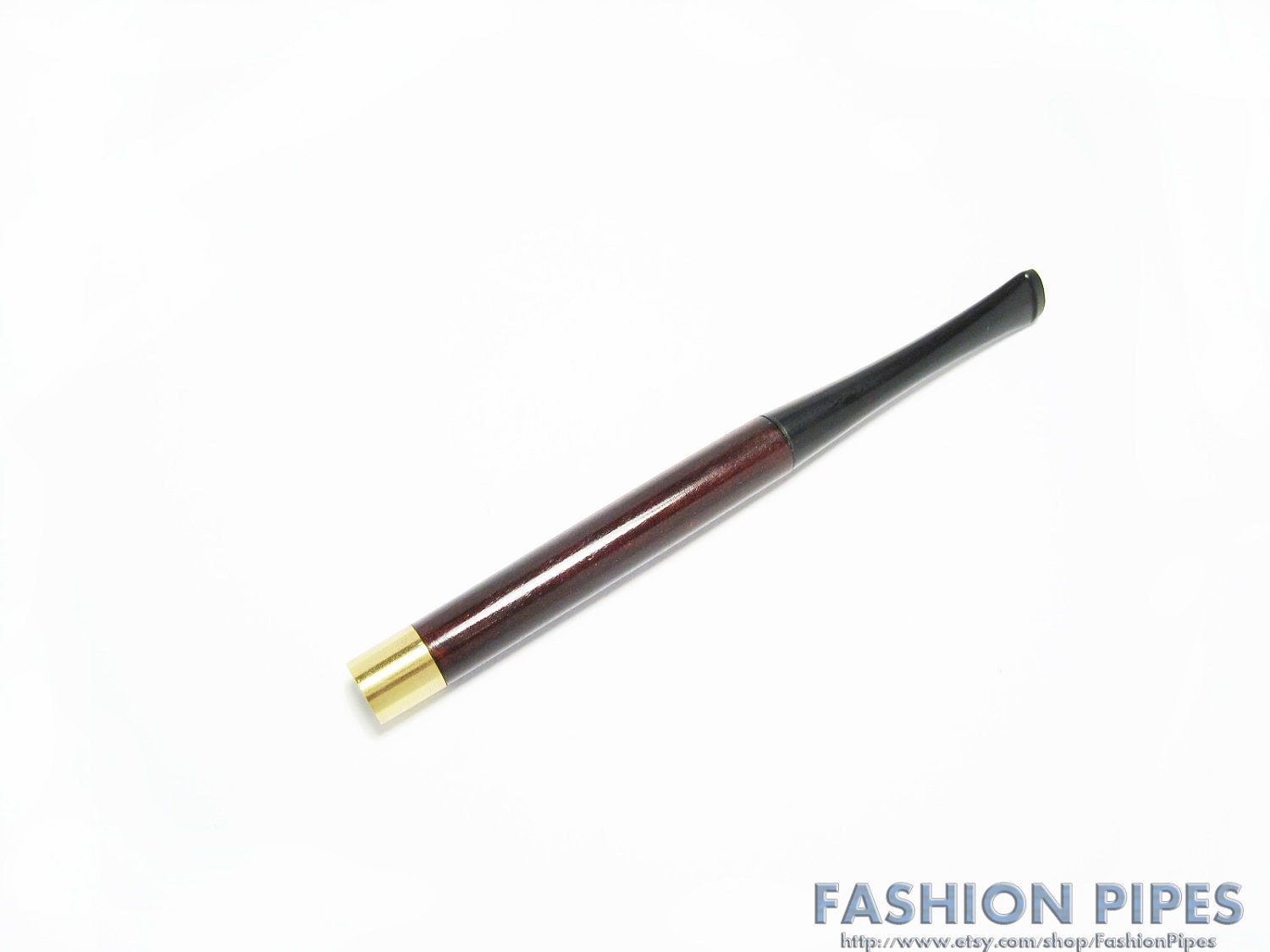 Vintage Sleek Cigarette holder "Audrey Hepburn" 5.1"/130 mm fits regular, Pear Wood Handcrafted.