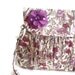 Floral Clutch Bag Violet Purple Lavender field of flower cotton