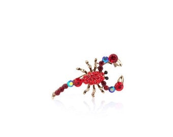 Swarovski Scorpion Brooch