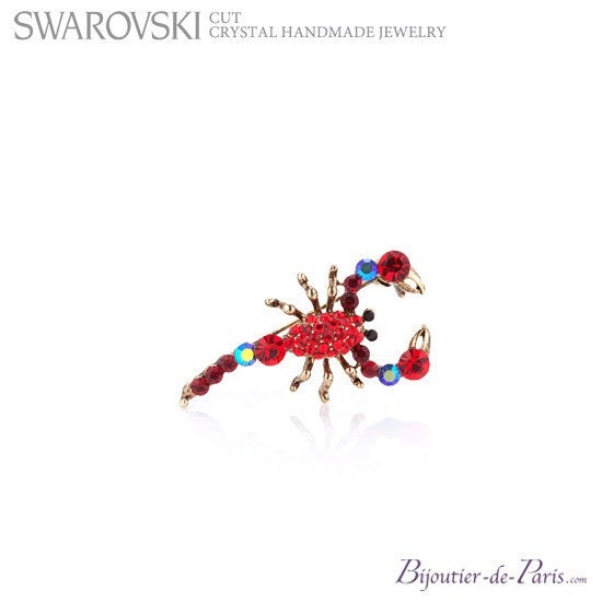 Swarovski Scorpion Brooch