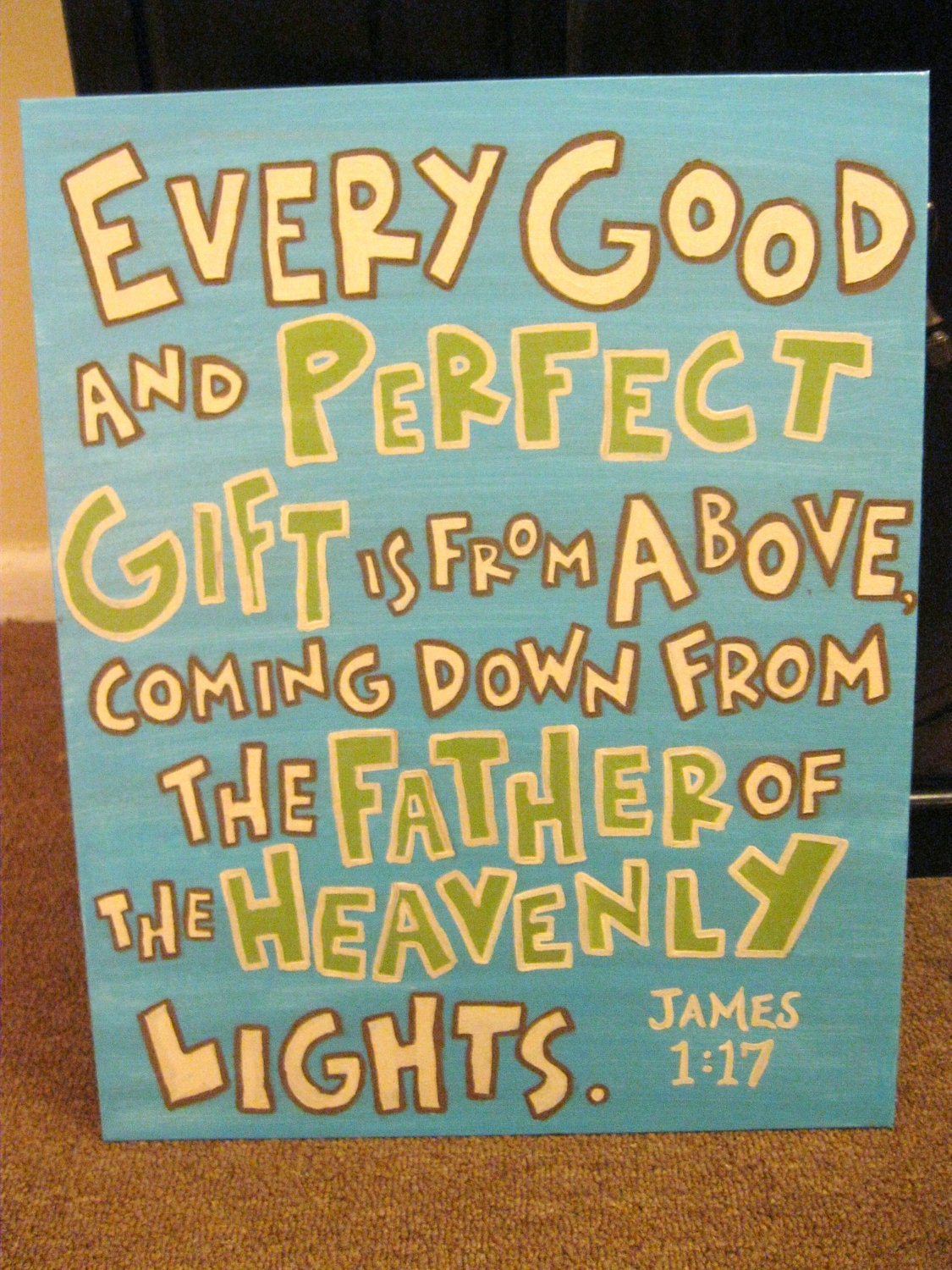 Bible Verse - Large Canvas