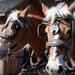 Horse Photography Draft Horses Hay Rides Autumn in New England Rustic Farm Country Brown, 8 x 12 Fine Art Print