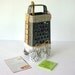Recipe Holder - Up-Cycled Vintage Cheese Grater - Made by CraZyDreamZ