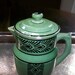 Art Deco Green Pitcher Germany LDBC Vintage Creamer