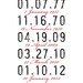 Personalized Art Date Print. Vintage Letterpress Style Art. Unframed Print 8x10 inch. Wedding Date Art, Wedding Anniversary Date Print.