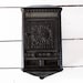 ORIGINAL French  Cast iron  art deco MAILBOX 1900  with its original antique key