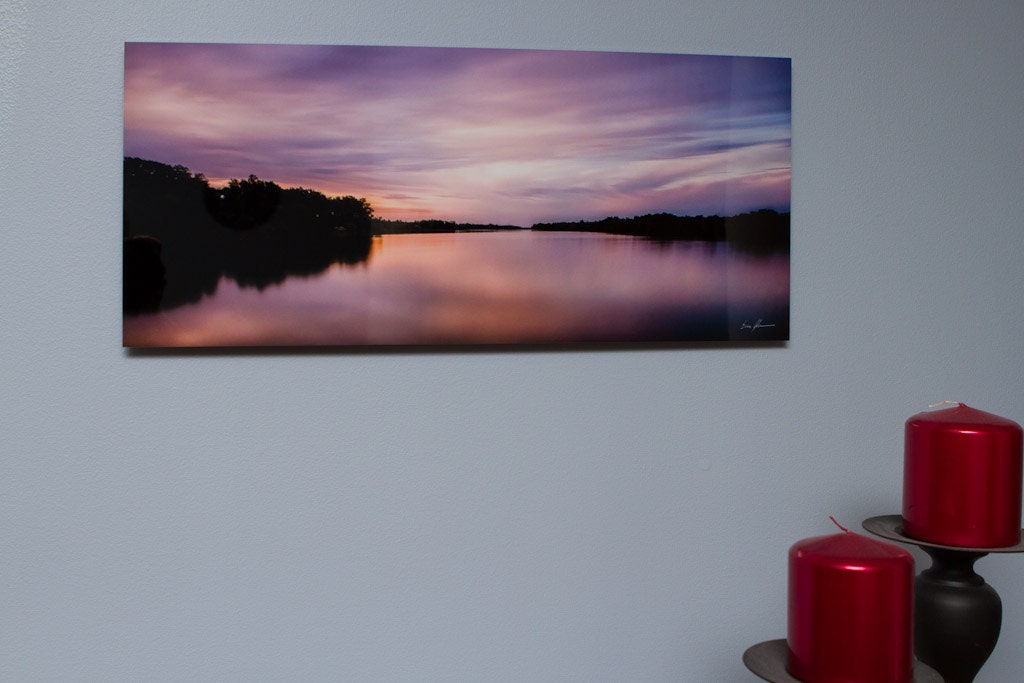Aluminum Print - Stunning Lake Sunrise - 24"