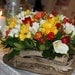 Driftwood wedding centerpiece - wood vase planter - flower arrangement - approx. 25 inches long
