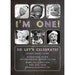 Chalkboard First Birthday Invitation (Boy or Girl) - Digital File