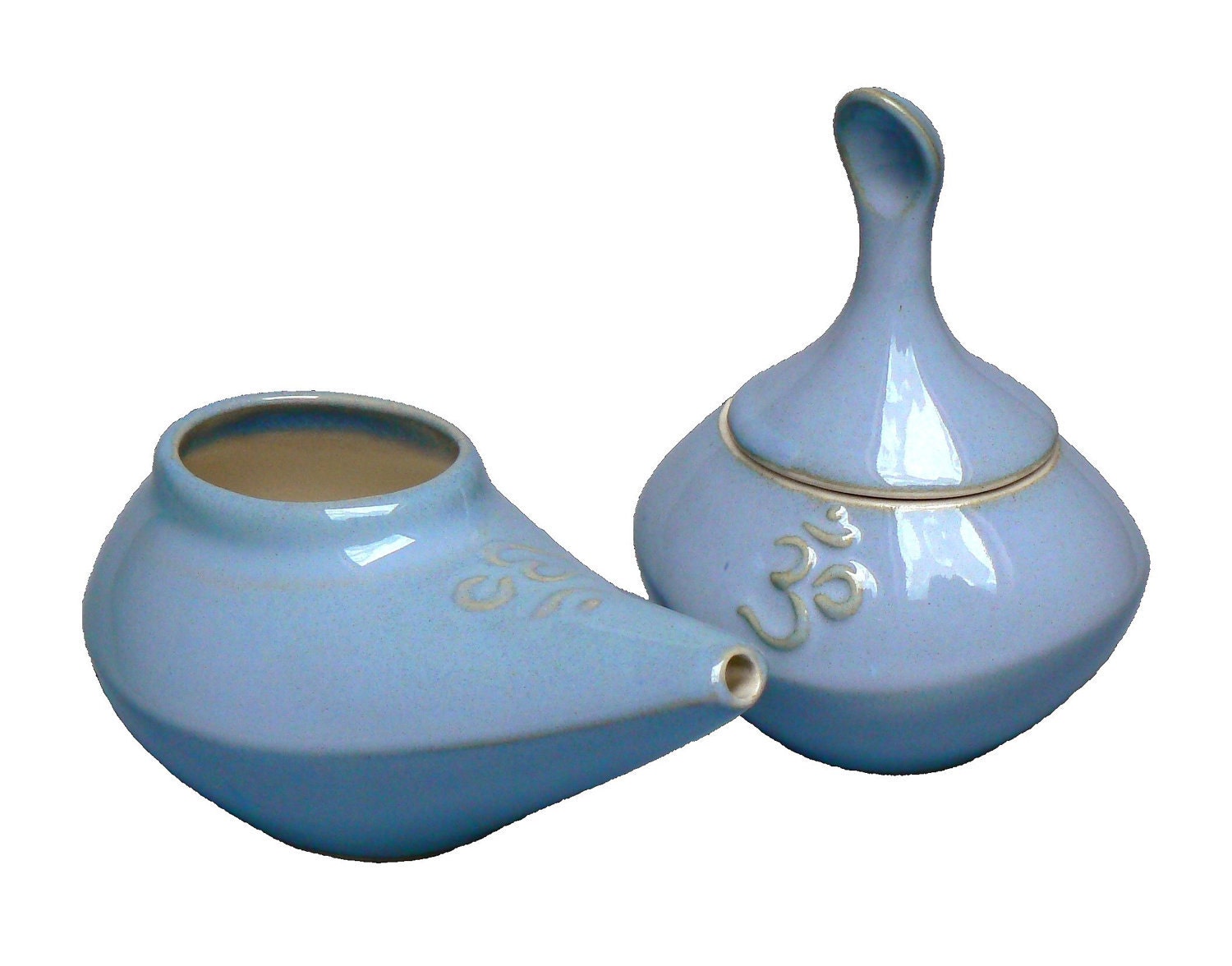 neti pot & salt jar set