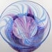 Hand Blown Art Glass Vase - Purple, Lavender, and Bright Blue