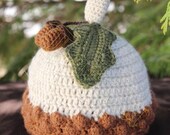 Acorn Baby Hat Crochet Pattern