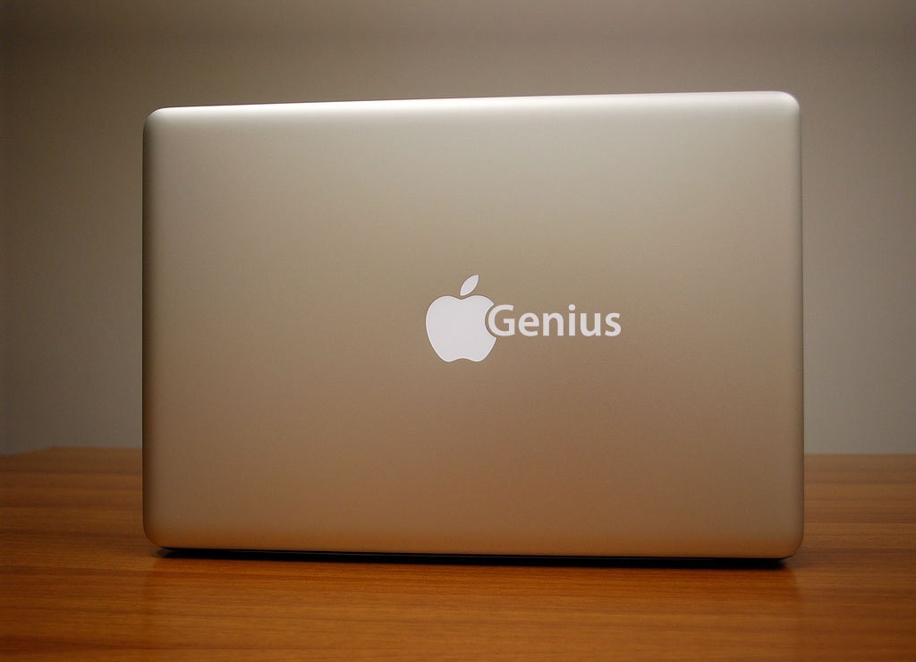 Genius MacBook Decal