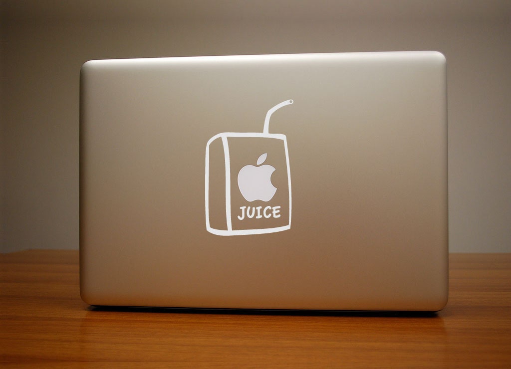 Apple Juice Macbook Decal