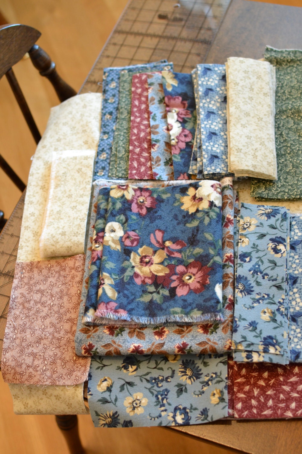Thimbleberries Flannel Fabric Pieces and Strips