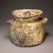 Shigaraki, anagama, ten-day anagama wood firing, with natural ash deposits Iga lidded water jar. igamizu-07
