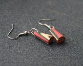 Recycled Skateboard Earrings