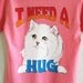 vtg 80's crying KITTY t shirt / novelty t shirt / colorado t shirt