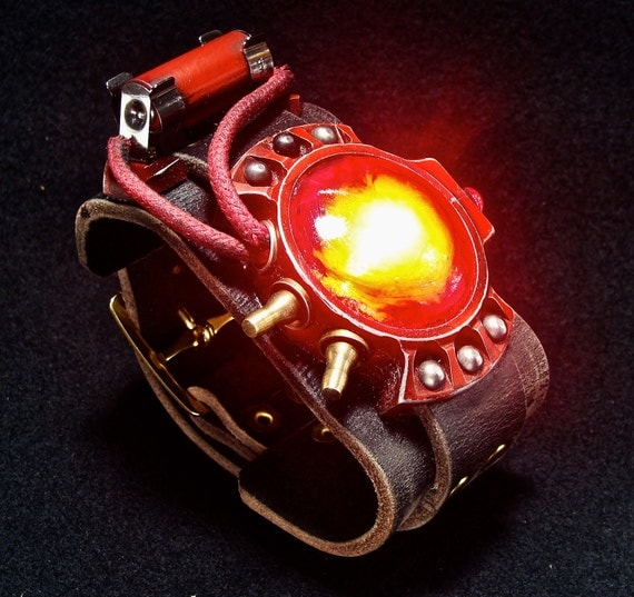 Steampunk wrist device watch