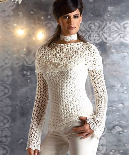 Jacket with a collar-pelerine.pattern pdf