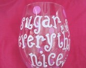 Celebrate Baby Personalized Wine Glass