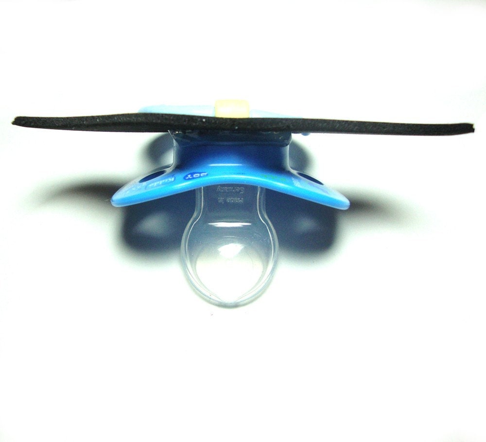Black Mustache pacifier 6 to 18 months