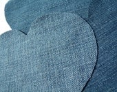 Heart Applique Denim