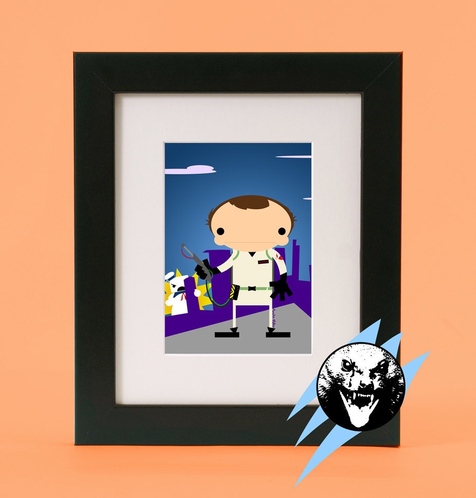 Ghostbusters Peter Venkman / Bill Murray : Original Illustration - Giclee Print