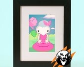 Little Miss Marie Antoinette : Original Illustration - Giclee Print