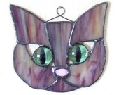 Brown Stained Glass Kitty