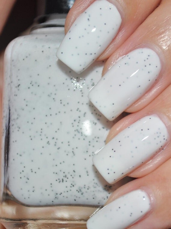 Cookies and Cream Black and White Nail Polish 15ml (.5oz)