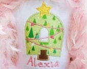 Personalized Christmas long sleeve shirt sizes 6/12 m - 8Y